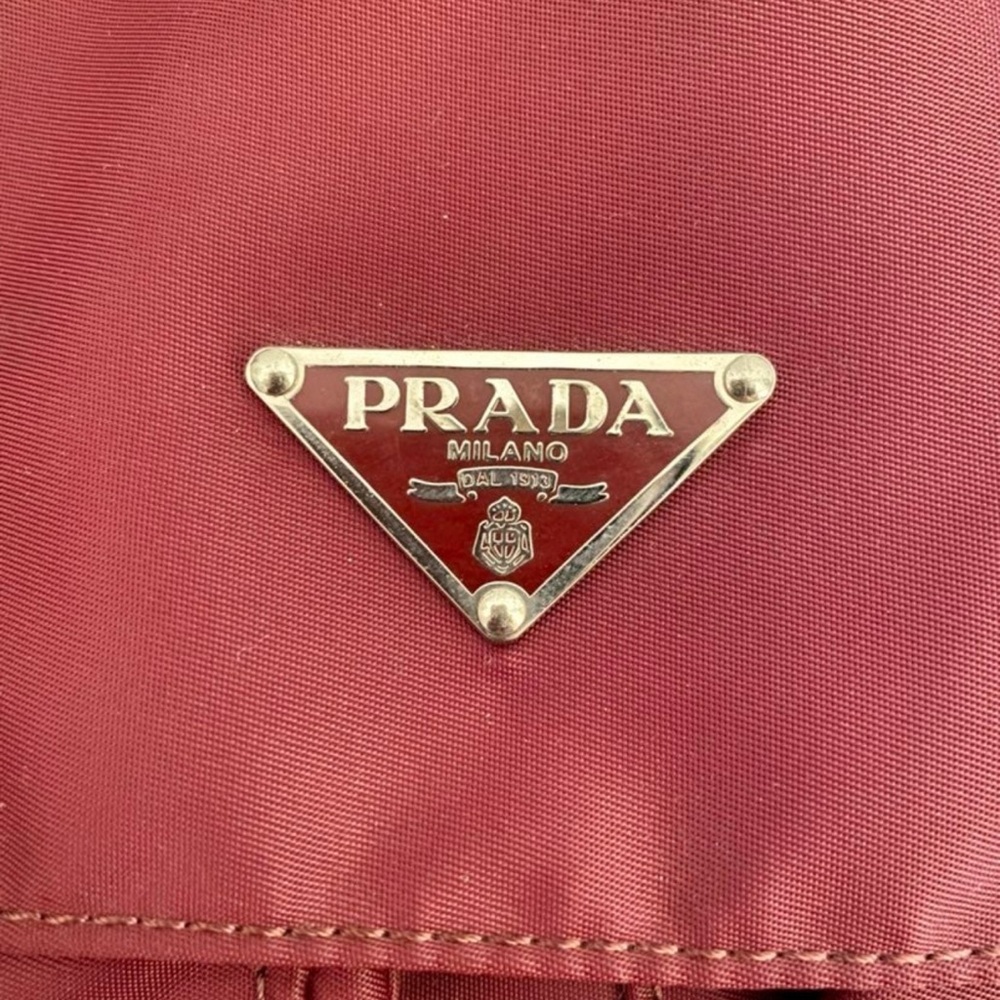 PRADA BT1738 VELA SPORT Nylon Messenger bag Granato with original dustbag &card - Picture 10 of 12